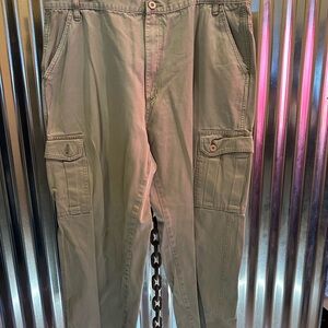 Men's Casual Cargo Pants - Olive